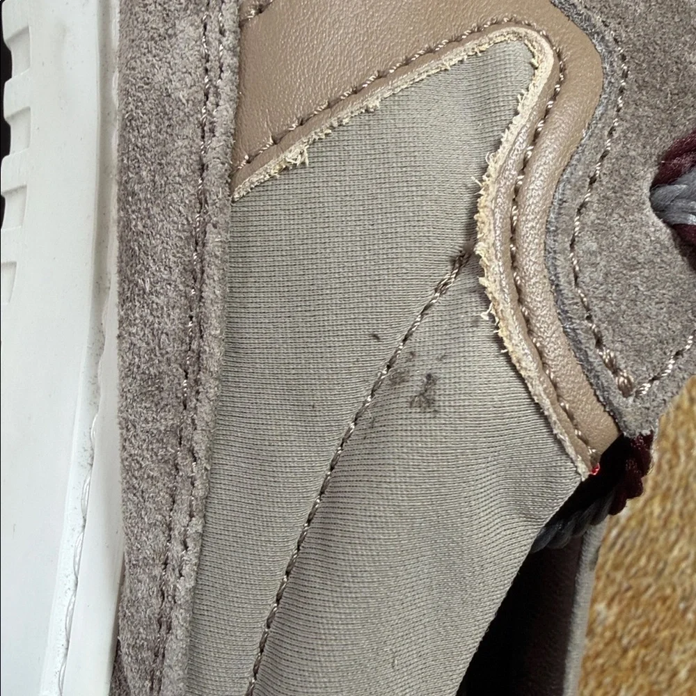 GOODMAN Sneakers EUC Men Brown Suede Leather Low Top Casual Laces Sz 9.5 Kicks - Picture 9 of 10